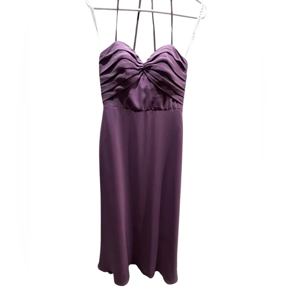 Azazie Lavender Chiffon Bridesmaid Gown A8 Sweetheart Maxi Dress